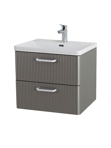 BelBagno Тумба с раковиной Due 50 подвесная Сатин ручки Белые – картинка-11